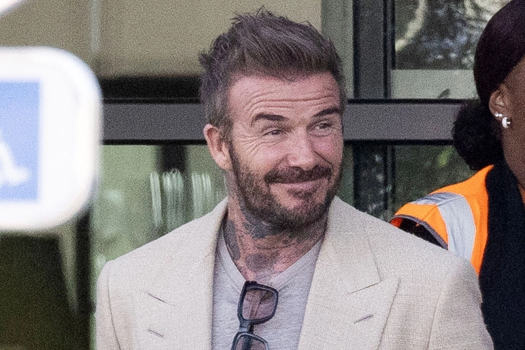 David Beckham Celebrates 50th Birthday in Paris with Family Arrival