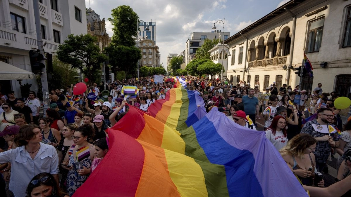 Bucharest Pride Parade 2025: LGBTQ+ Supporters March Against Hate