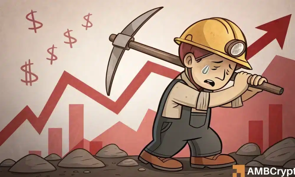 Bitcoin Mining Difficulty Dips as Costs Rise: Public Miners Hoarding for Long-Term Gains