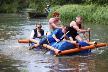 River Windrush Raft Race Revival: Clean Water Brings Back Traditional Event