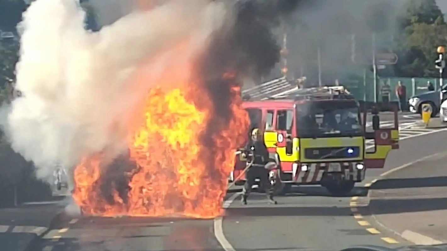 Holiday Horror: Couple's Rental Car Bursts into Flames - Rental Company's Response Criticized