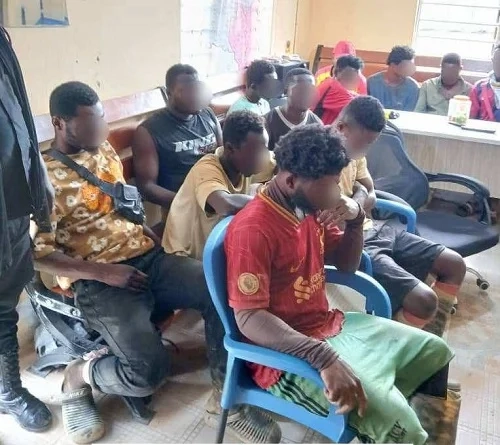 Western Central Regional Police Command Arrests 17 in Anti-Galamsey Operations