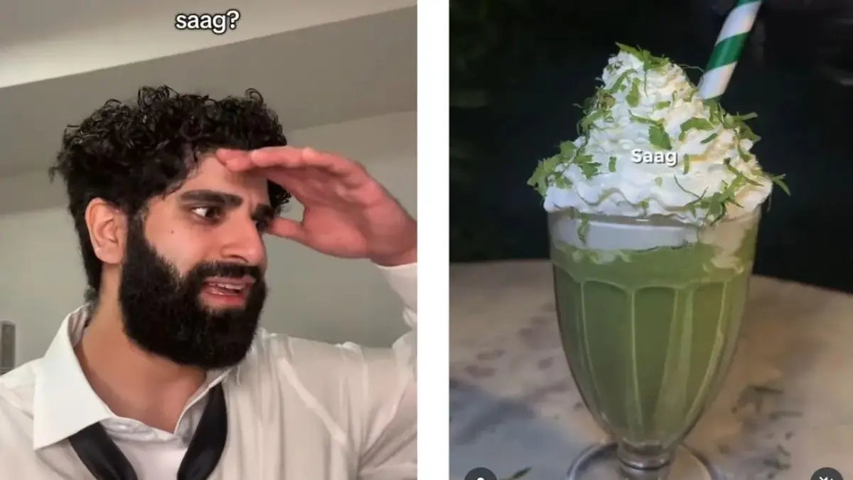 Outrageous Saag Milkshake Video Sparks Controversy: Creator Calls for Chef's Jail Time