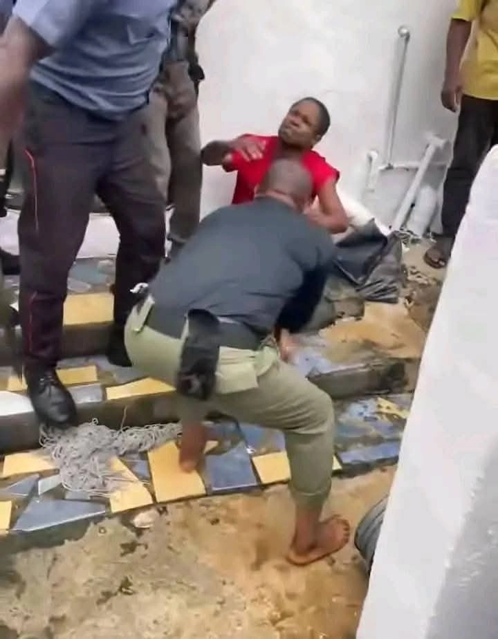 Caught in the Act: Young Man Found Hiding in Bank Ceiling - Watch the Dramatic Video Now!
