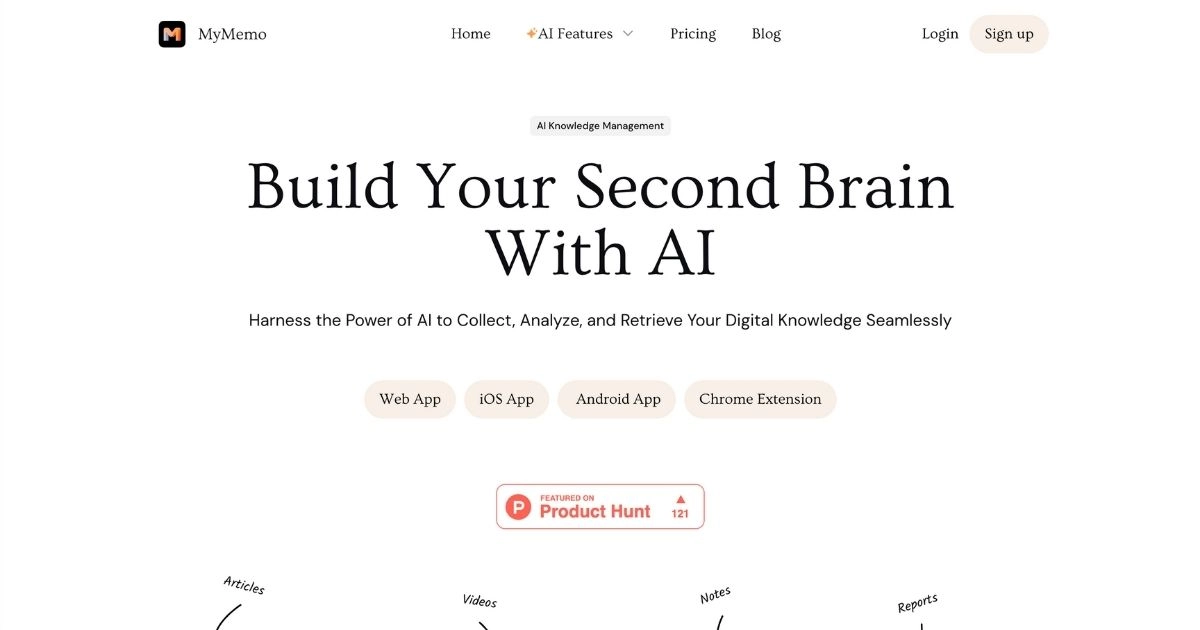 Revolutionize Your Knowledge Management with MyMemo's AI-Powered Tool