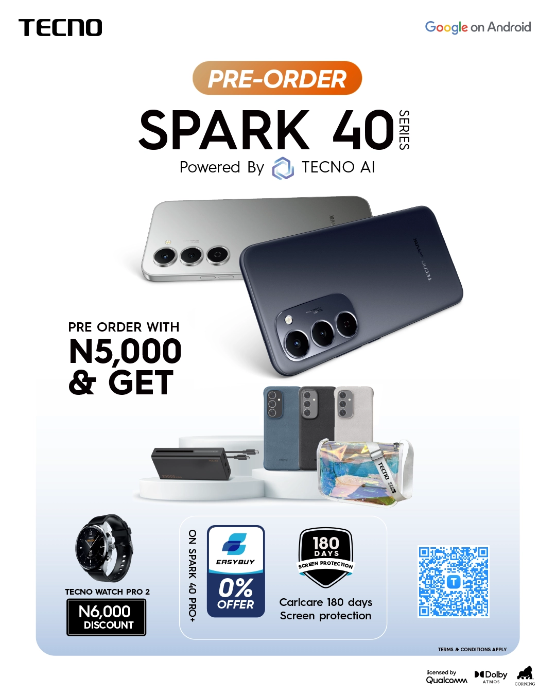 Meet the TECNO SPARK 40: Pre-Order Now for Exclusive Offers!