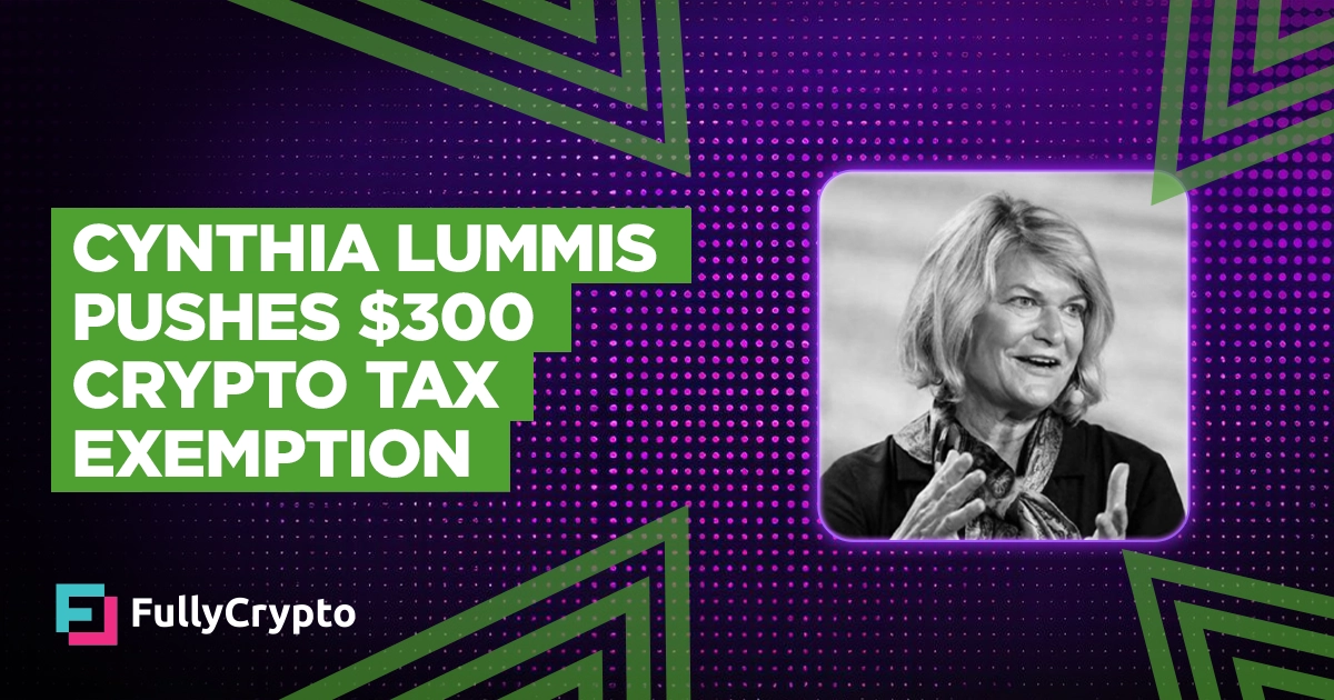 Senator Cynthia Lummis Proposes $300 Crypto Tax Exemption Bill