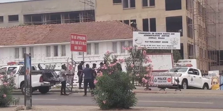 EOCO Protest: NPP Members Demand Release of Detained CEO Amid Intensified Security