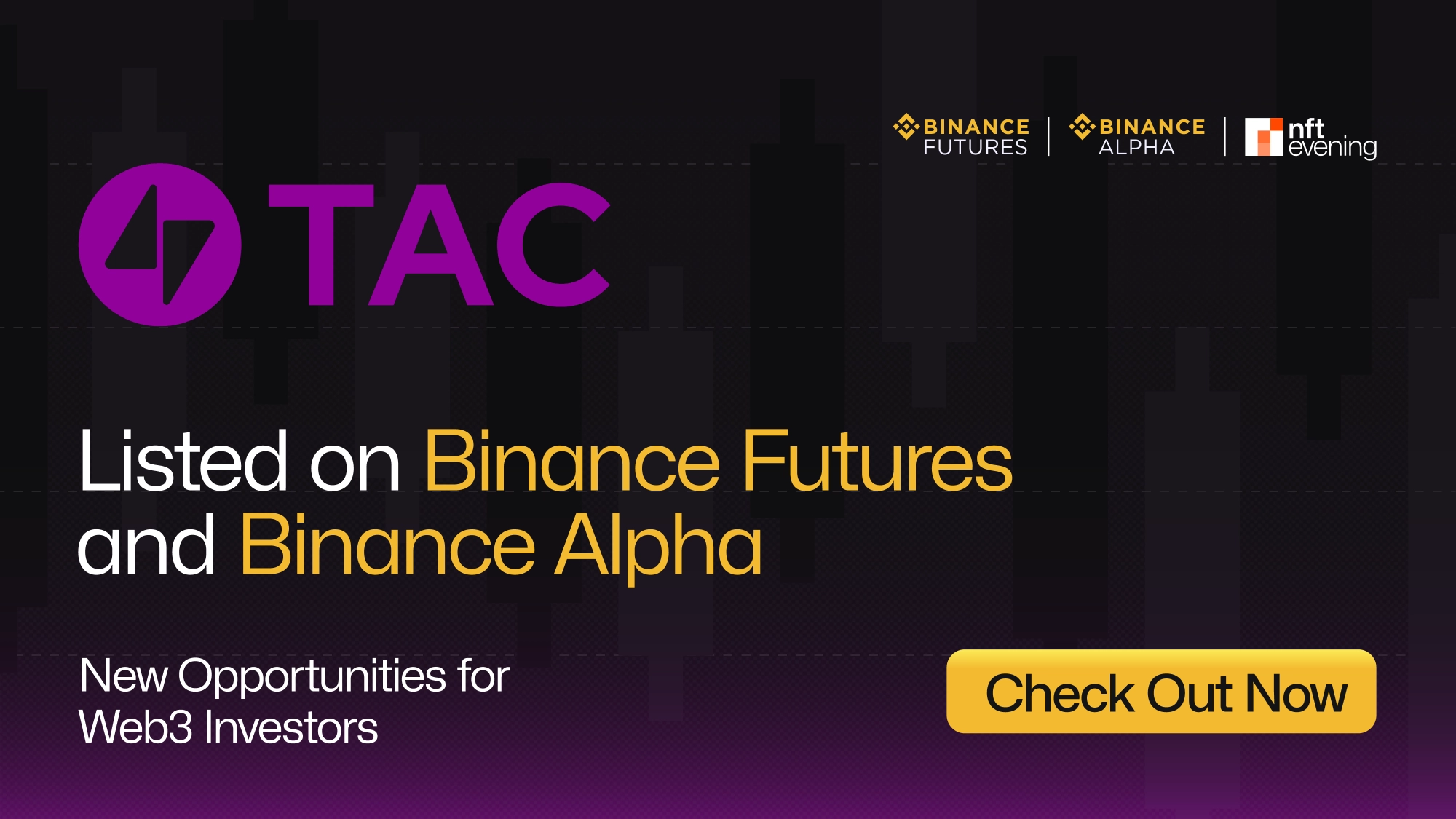 Binance Lists TAC Tokens on Alpha and Futures Platforms, Enhancing Investor Access