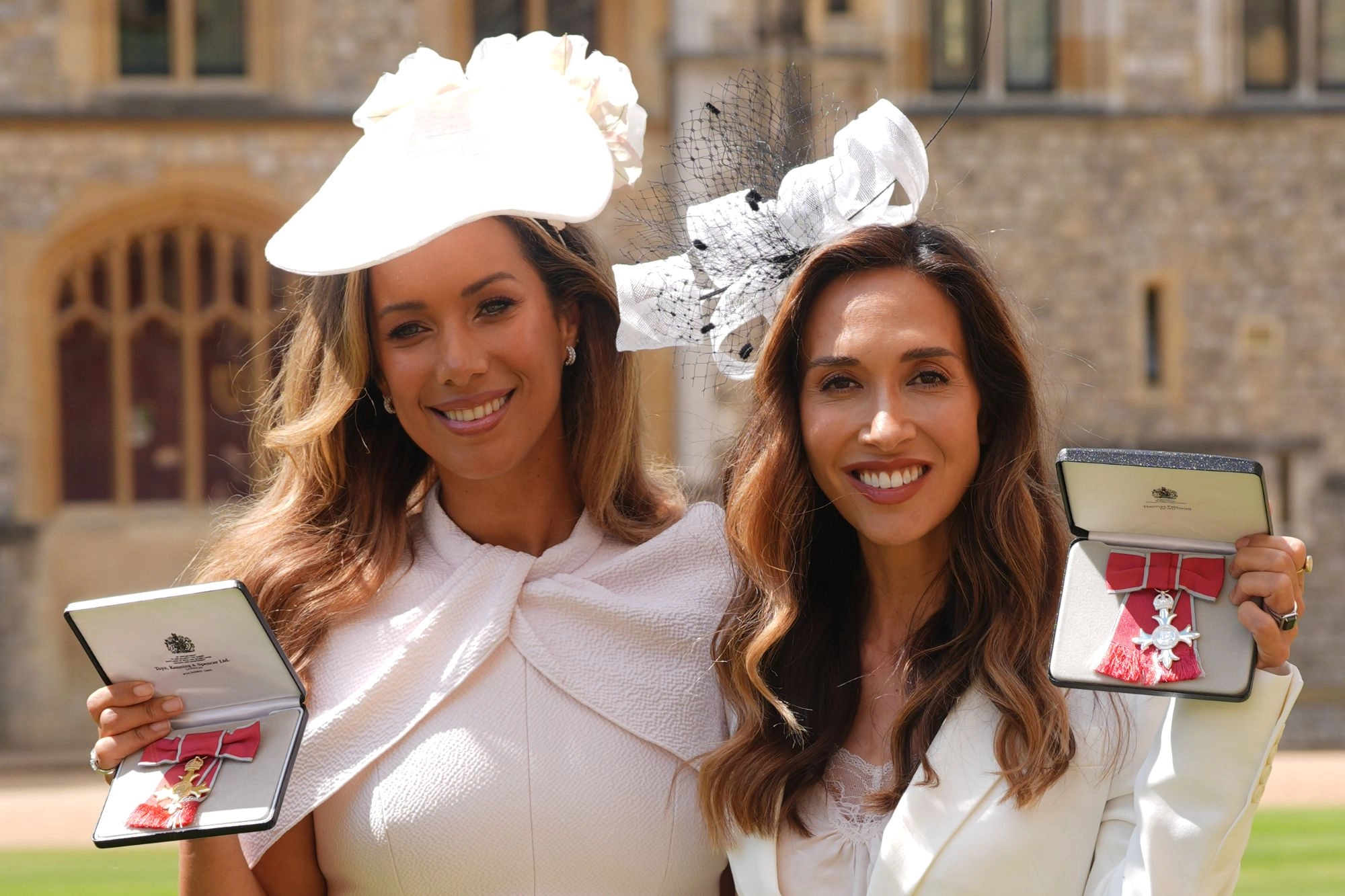 Myleene Klass and Leona Lewis Honoured by King Charles at Windsor Castle