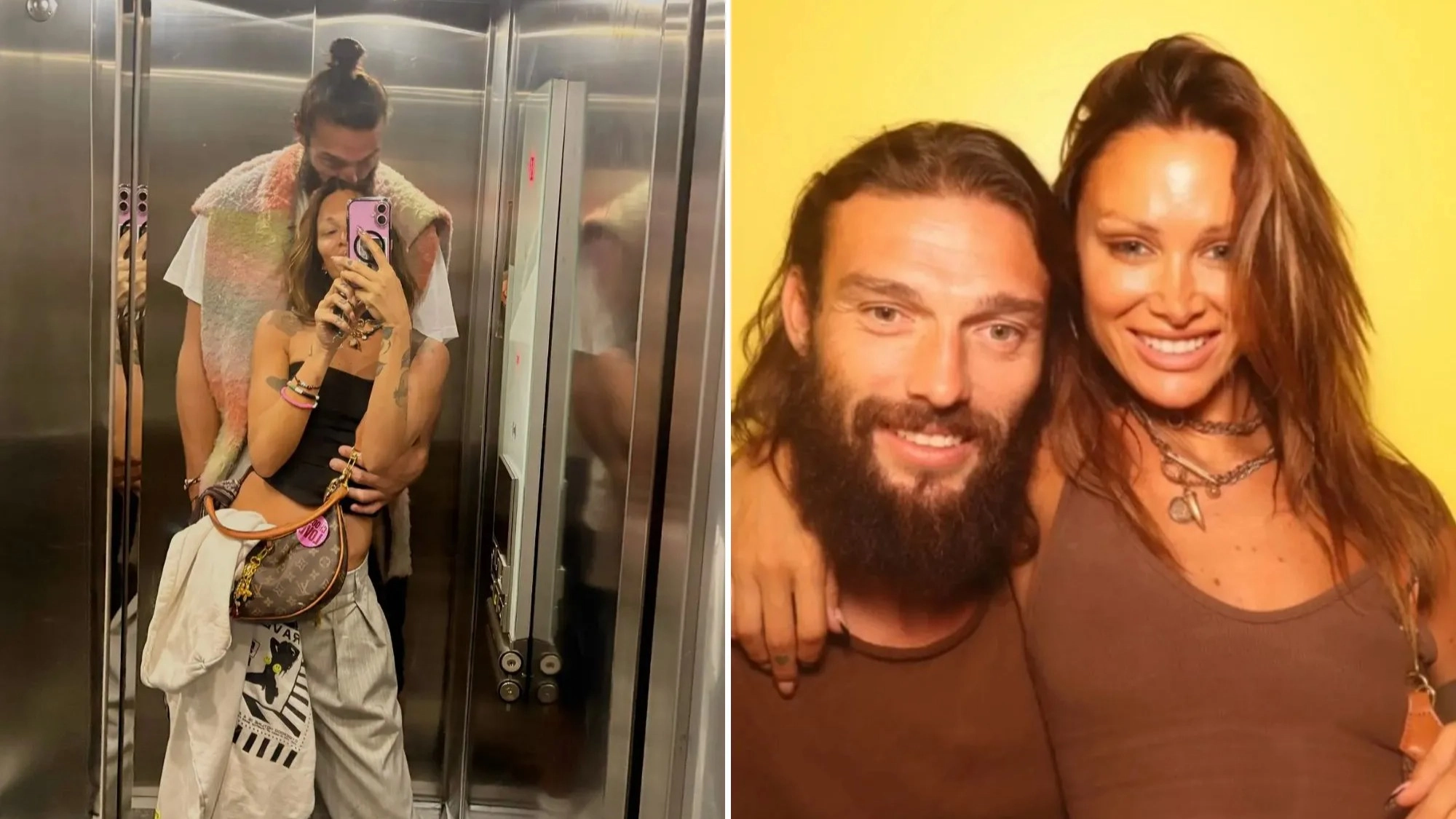 Andy Carroll and Lou Teasdale's Romance in the Spotlight: Greek Holiday Drama and Glasto Getaway