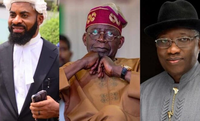 Deji Adeyanju Predicts Goodluck Jonathan as Sole Competitor to Bola Tinubu in 2027 Election