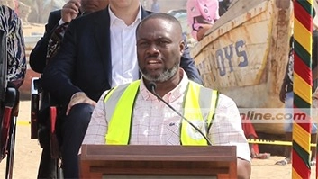 Ghana's Minister Leads Phase II of Blekusu Coastal Protection Project