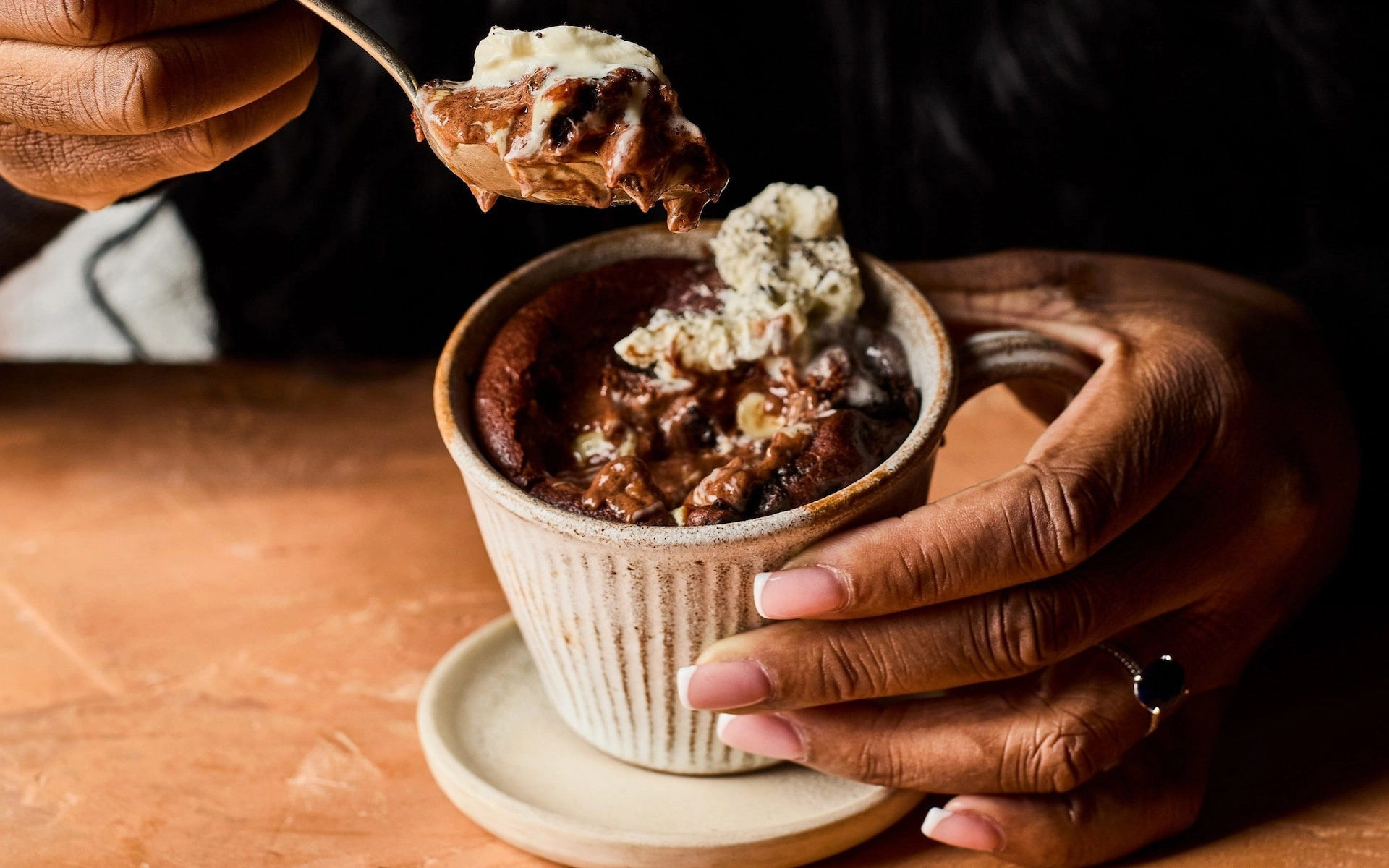 Indulgent 5-Minute Cookies and Cream Mug Cake Recipe with Whipped Cream Topping