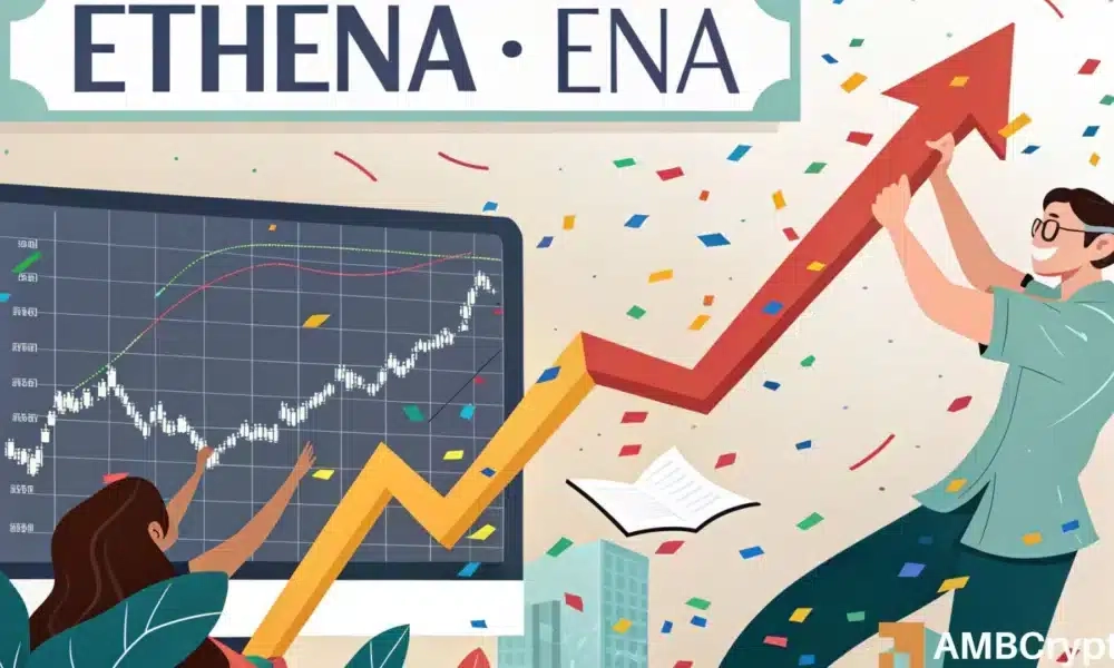 Ethena Surges 25.74% to Hit 6-Month High: Buyers Scoop Up Over 200M Tokens