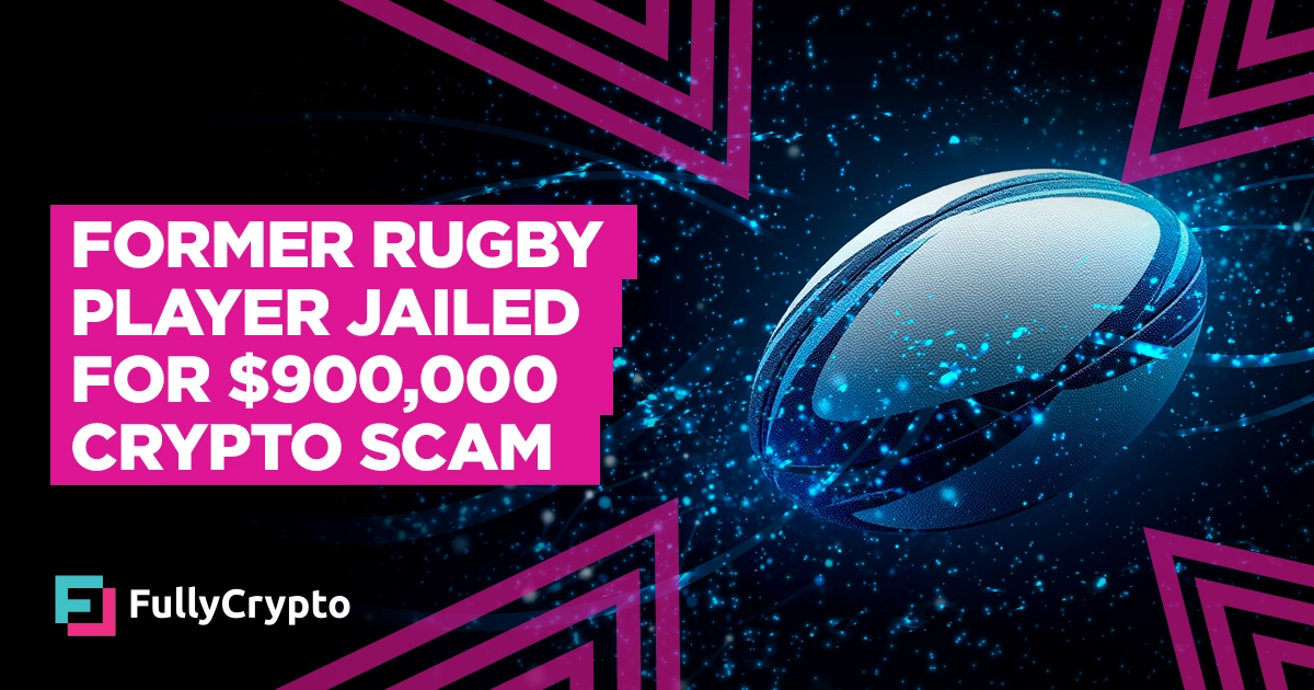 Former Rugby Player Gets 30-Month Sentence for Crypto Ponzi Scheme