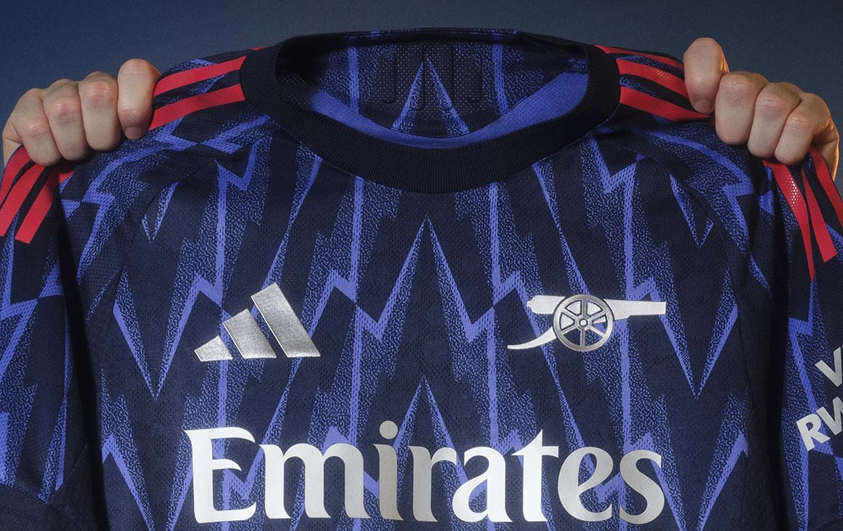 Adidas Unveils Bold Arsenal 2025/26 Away Kit Inspired by 90s Designs