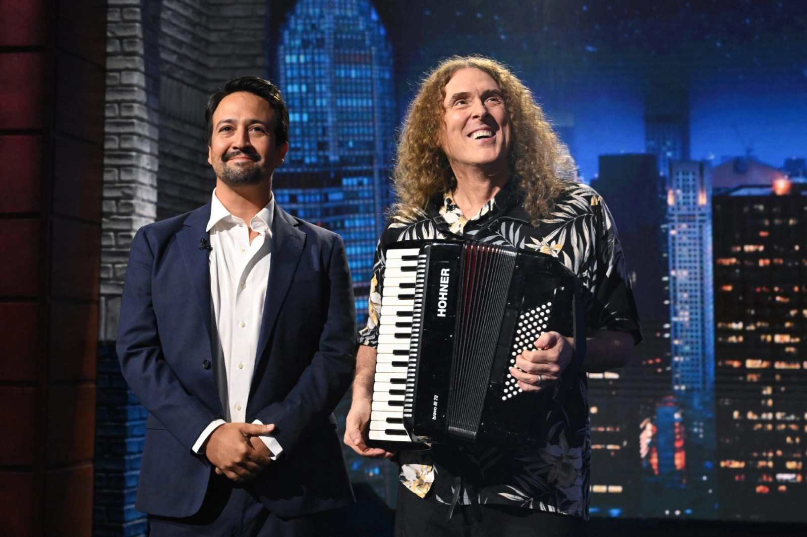 Stephen Colbert Enlists Weird Al & Lin-Manuel for Hilarious Parody