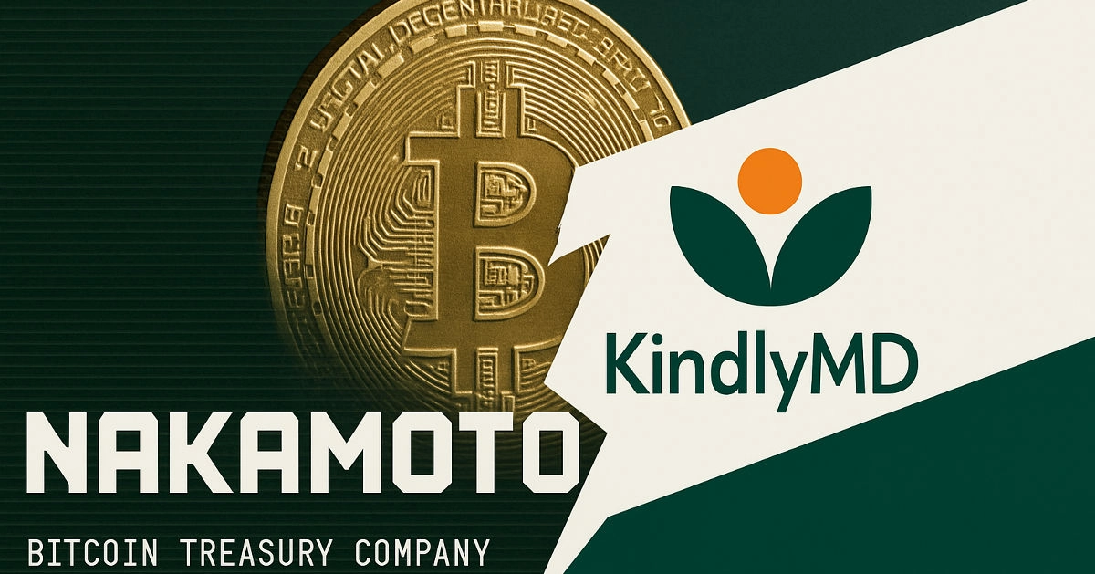 Nakamoto Holdings and KindlyMD Officially File for Merger with SEC, Targeting 1 Million Bitcoin