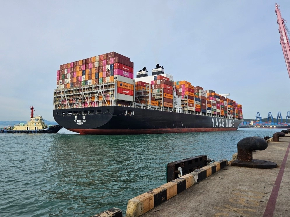 Yang Ming Orders Three 8,000 TEU Methanol Dual-Fuel Containerships