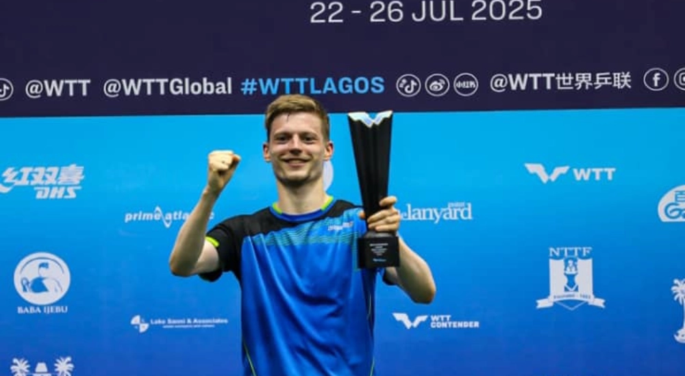 Anders Lind Clinches Men's Singles Gold at 2025 World Table Tennis Contender Lagos