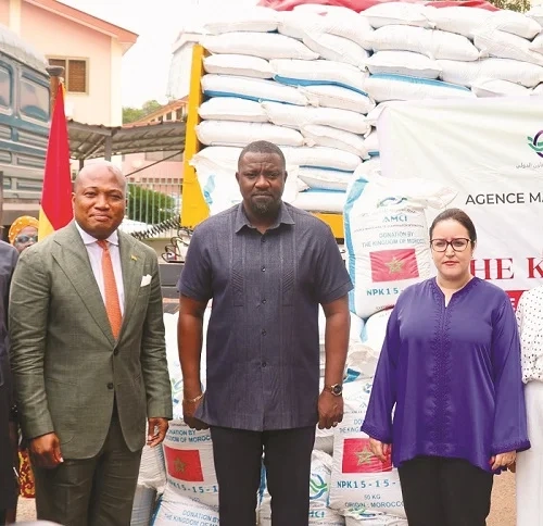 Morocco Donates 2,000 Tons of Fertiliser to Support Ghanaian Farmers