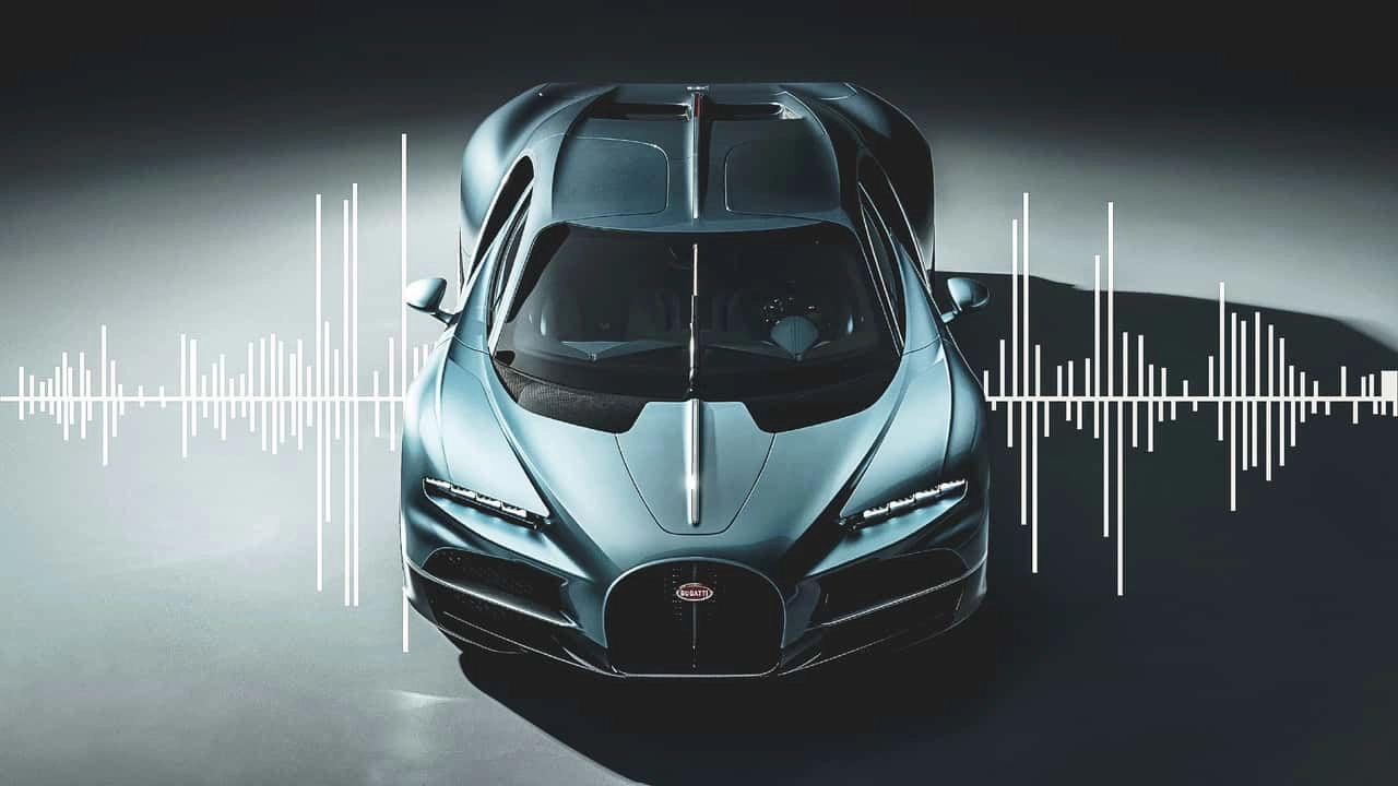 Innovative Bugatti Tourbillon: Carbon Fiber Chassis Turned into a Speaker