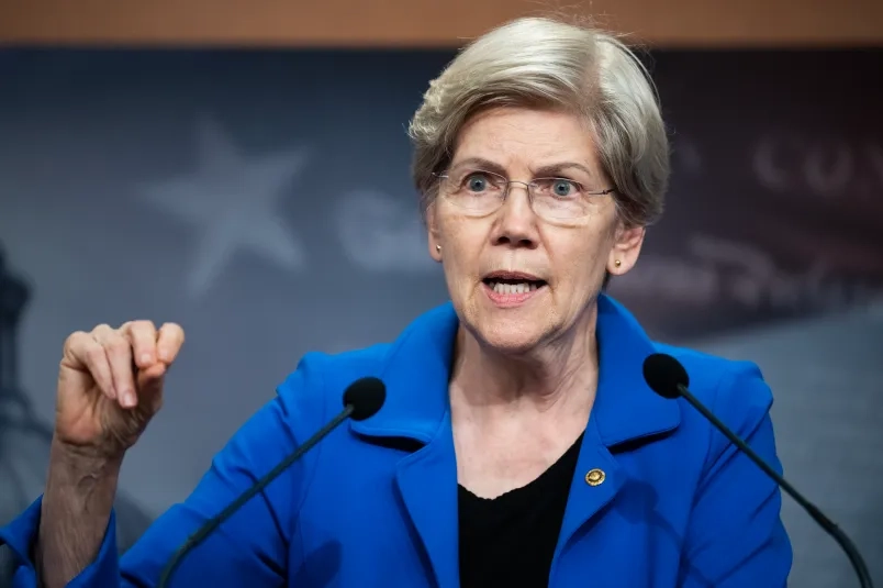 Sen. Elizabeth Warren Slams Senate Republicans Over Trump's Budget Power Grab