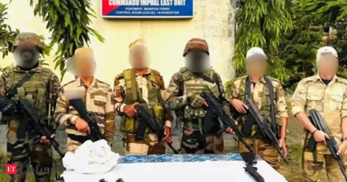 Manipur Security Forces Arrest Five Alleged Extortionists; Recover Firearms