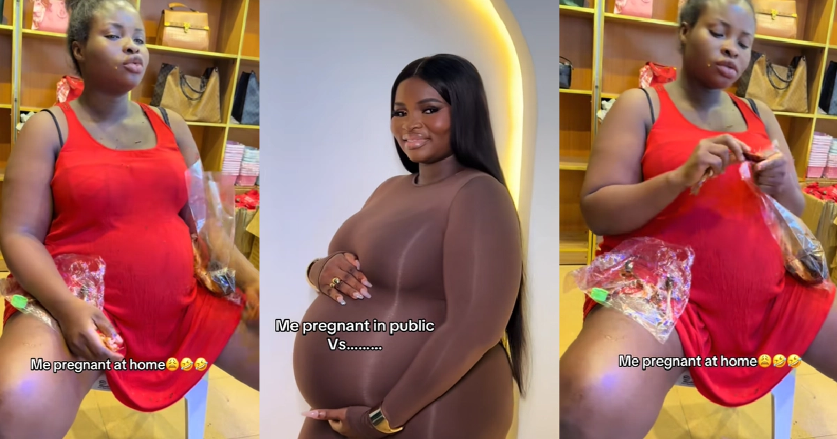 Pregnant Clothes Vendor's Public vs. Private Image Goes Viral
