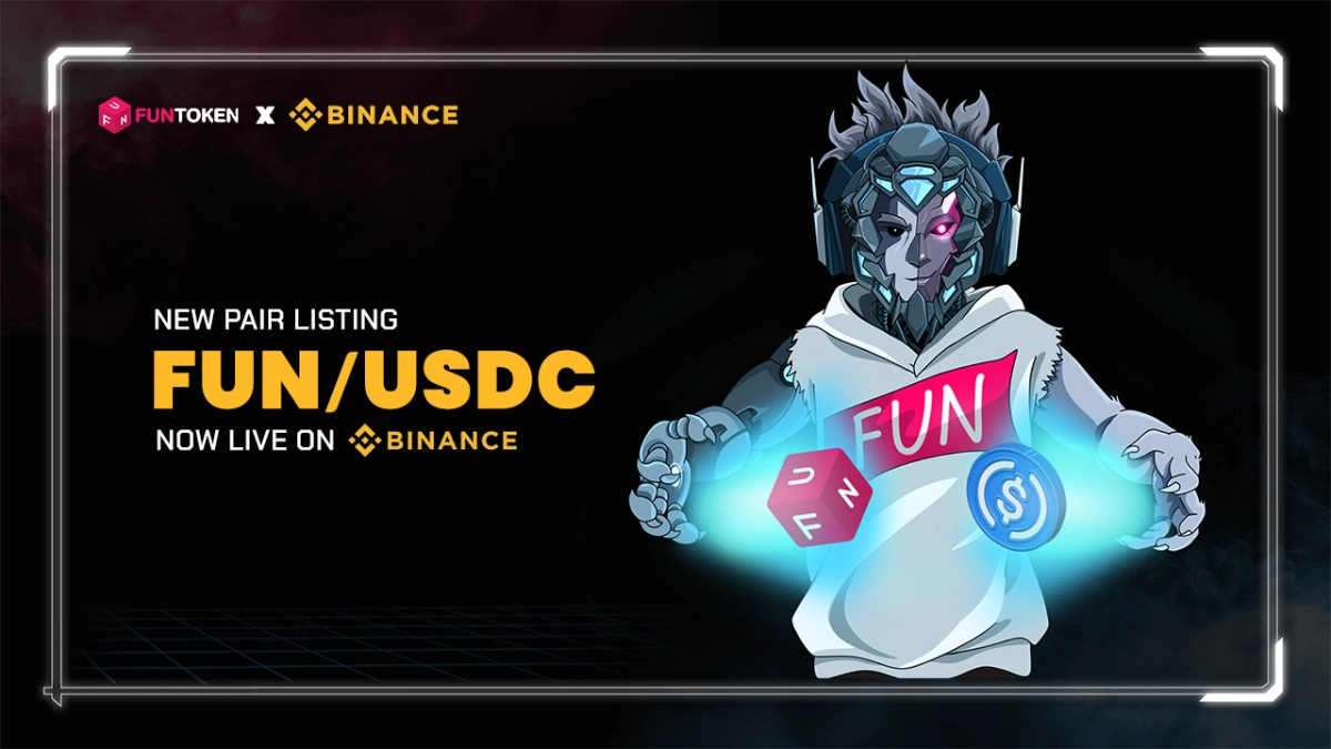 FUNToken Launches FUN/USDC Trading Pair on Binance for Enhanced Liquidity and Stability