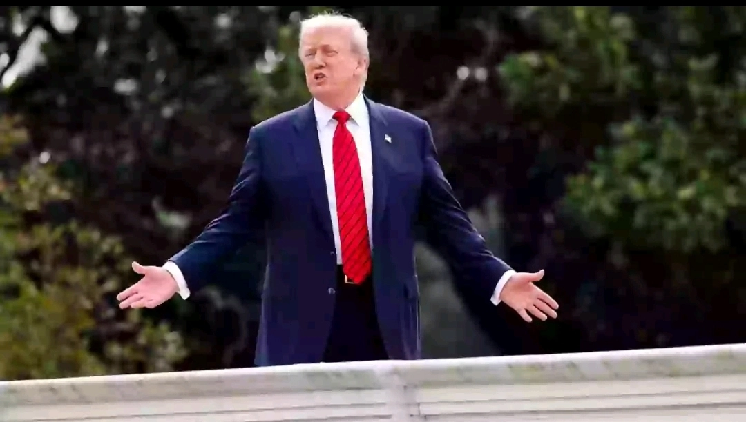 Donald Trump's Unusual Rooftop Stroll at the White House Leaves Internet Buzzing