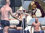 Beckham Family's Luxe Yacht Getaway: David's Cheeky Swimwear Moments in St Tropez!