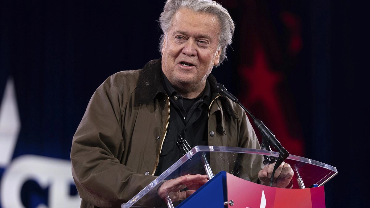 Steve Bannon Contemplates Audacious 2028 Presidential Run Amidst GOP Civil War Speculations