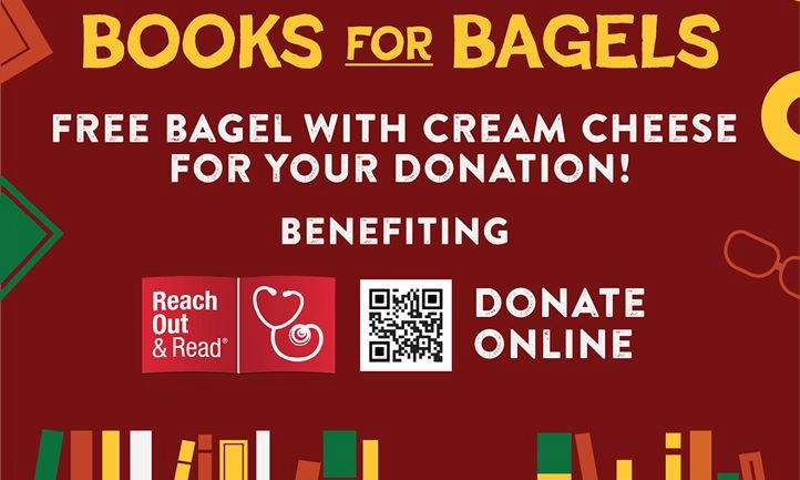 Support Early Childhood Literacy: Donate a Children's Book, Get a Free Bagel!