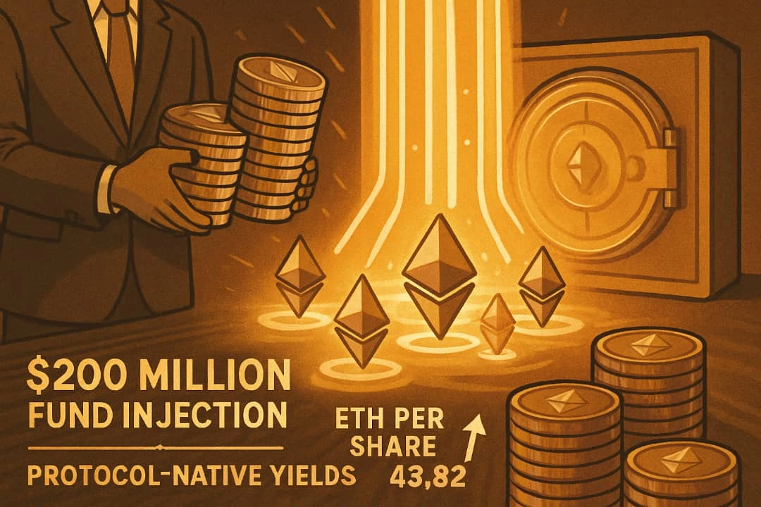 SharpLink Raises $200M in Direct Offering for Ethereum Growth