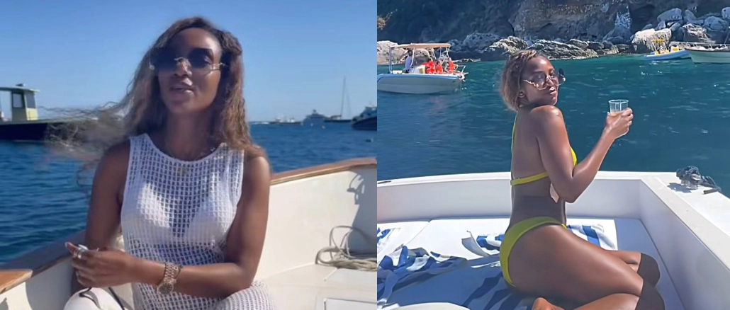 Genevieve Nnaji Radiates Grace in Stunning Yacht Getaway Video