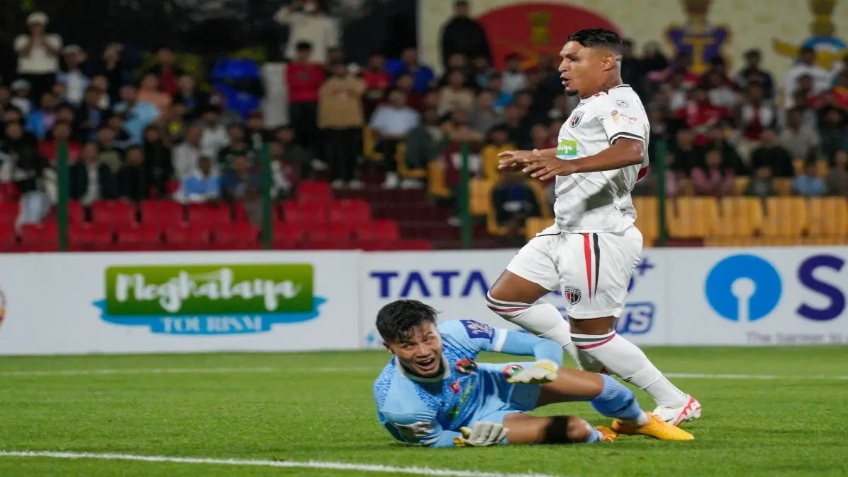 Alaaeddine Ajaraie's Double Strike Secures NorthEast United FC's Victory in 134th IndianOil Durand Cup
