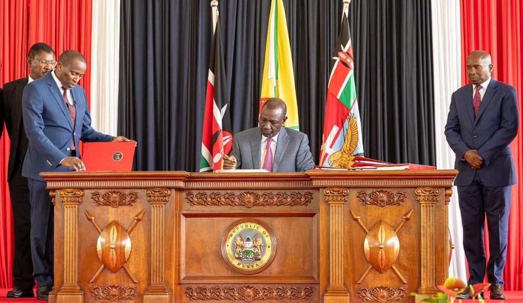 President William Ruto Signs Landmark Bills for Gambling and Roads Governance