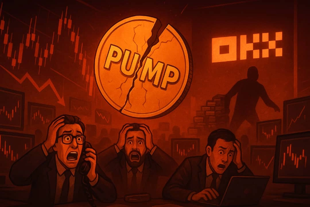 $PUMP Meme Coin Plunges After Creator Moves 2.5B Tokens to OKX