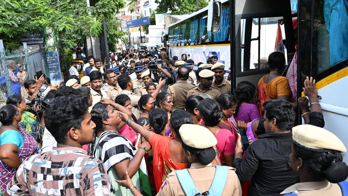 Chennai Police Opposes UUI's Plea for Conservancy Workers Protest